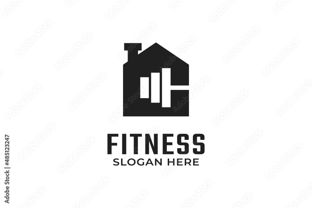 Fitness Center Logo. Sport and fitness logo Design. Gym Logo Icon Vector Template. Fitness Center Logo. Sport and fitness logo Design. Gym Logo Icon Vector Template.
