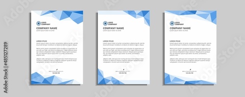 modern corporate letterhead template design