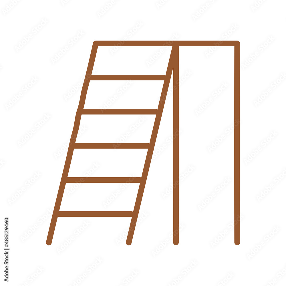 ladder tool isolated ladder tool isolated