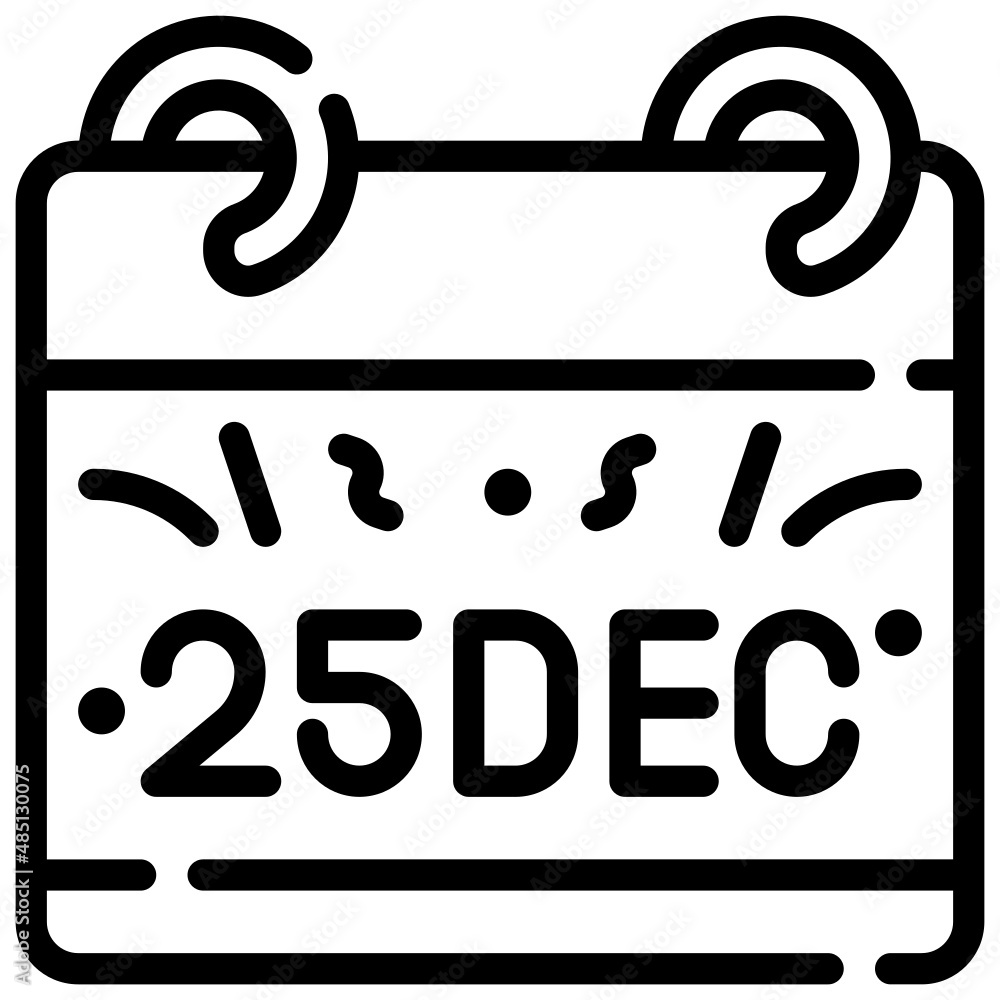 CHRISTMAS line icon,linear,outline,graphic,illustration CHRISTMAS line icon,linear,outline,graphic,illustration