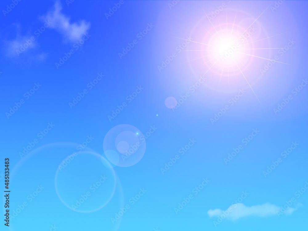 晴れた日に輝く太陽 晴れた日に輝く太陽
