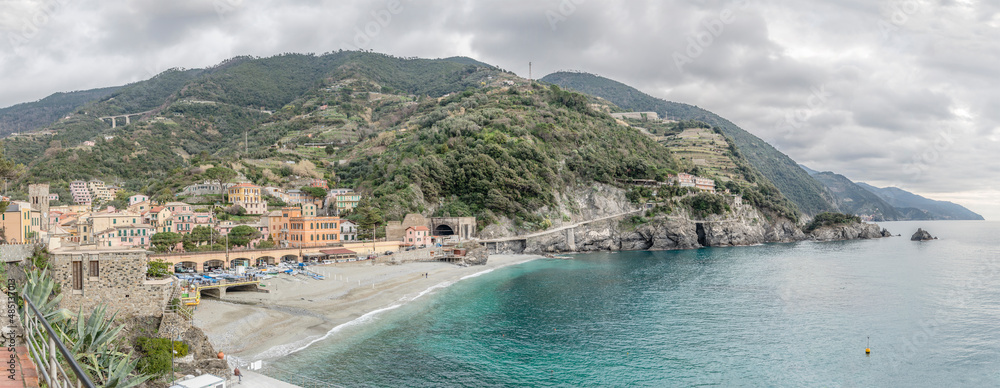 Monterosso and Mediterranean coast, Italy