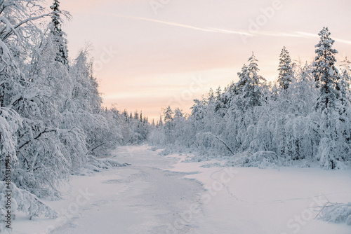 Winter Wonderland in Finland photo