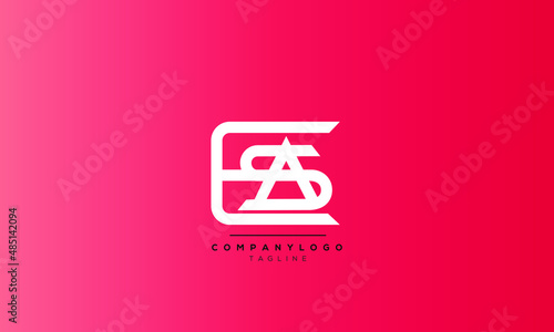 Alphabet letters Initials Monogram logo, ESA INITIAL, ESA letter