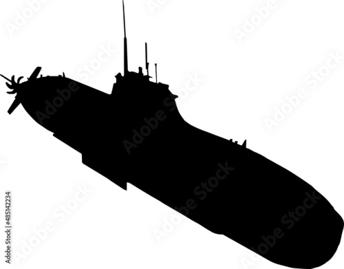 Submarine Silhouettes Submarine SVG EPS PNG