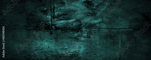 Foto Dark blue cement texture for background. scary cement