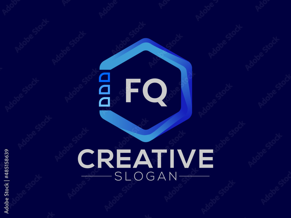 FQ logo, FQ letter logo design, FQ Minimal logo, FQ Shield Logo, FQ ...