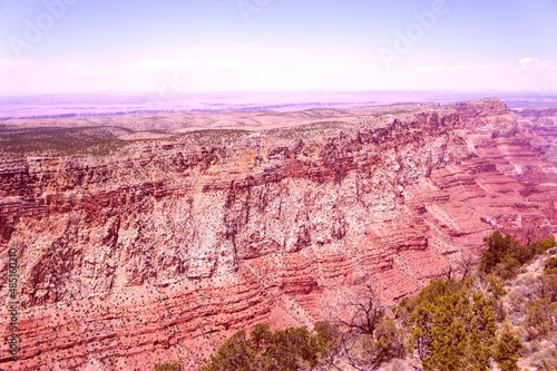 Grand canyon national park majestic panorama. Incredible landscape of Grand Canyon mountains, Arizona, USA.