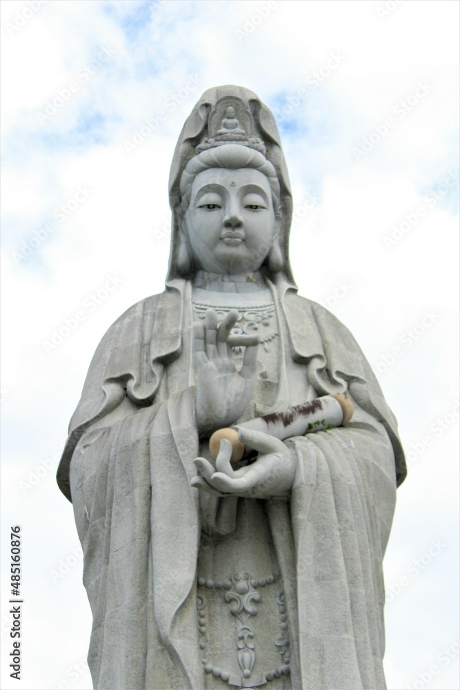 Statue of Dewi Kwan Im located in Avalokitsvara Monastery, Pematang Siantar, North Sumatra. 