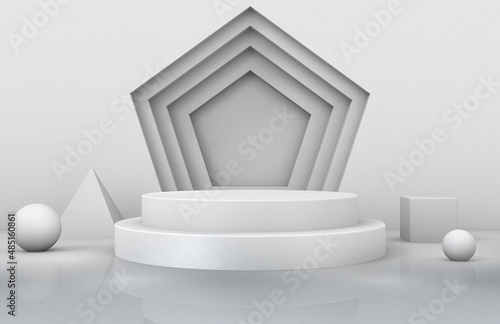Podium Abstract Background for Product Presentation