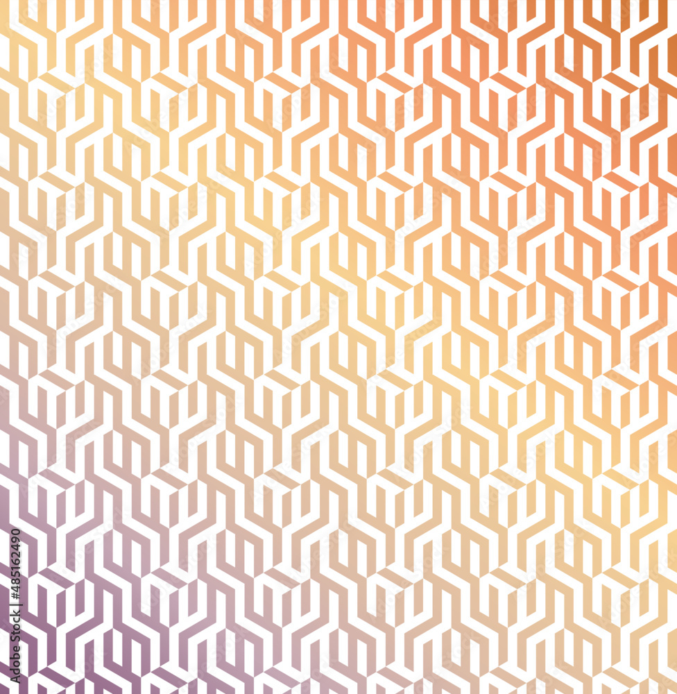Background vector seamless pattern with geometric shape