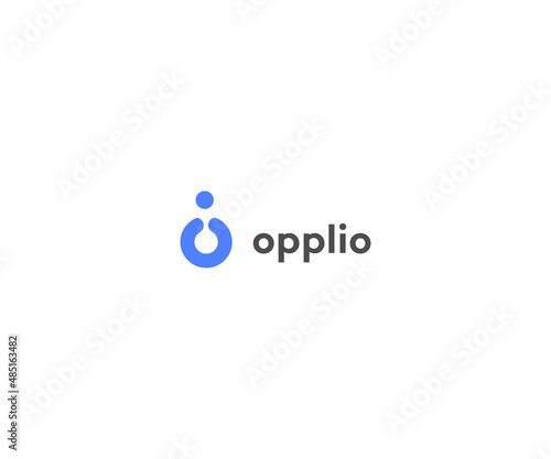 Latter O, OI, iO Logo Template vector symbol photo