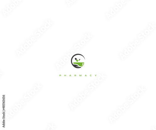 Creative Pharmacy Concept Logo Template vector symbol  Design