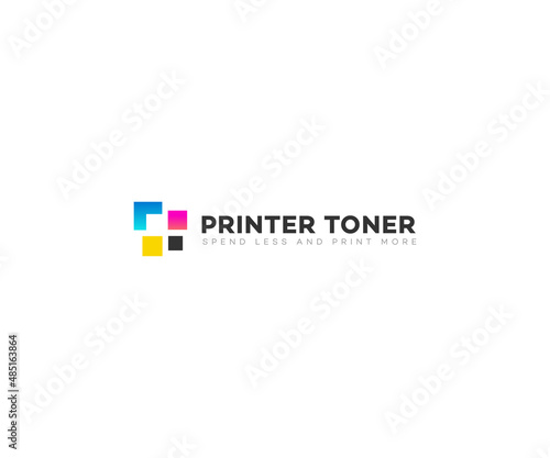 Printer Toner Logo Template vector symbol