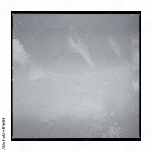 real 6x6 medium format film scan border on white background with empty frame texture and fingerprints. just blend in your photo here.