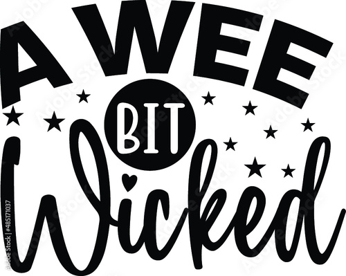 A wee bit wicked vector arts