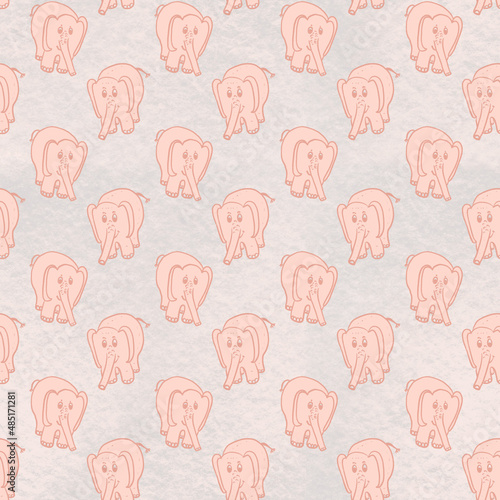 a pink elephant