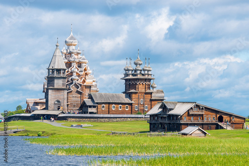 Church of the Transfiguration on Kizhi Island. The architectural ensemble of Kizhi Pogost. Russia