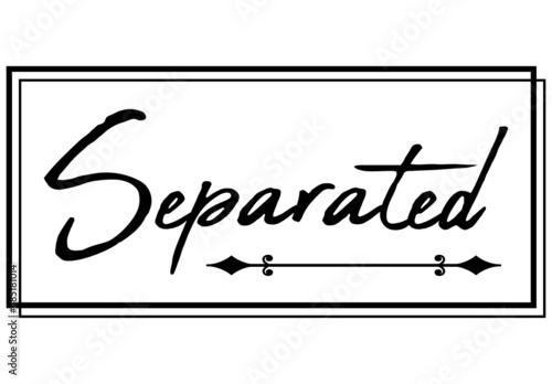 Separated, the believer in Christ