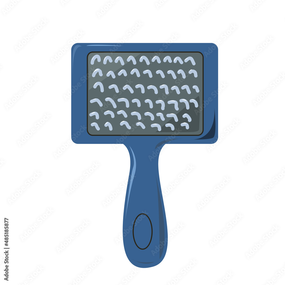 A comb for combing out fluff in dogs. A comb for combing out fluff in dogs.