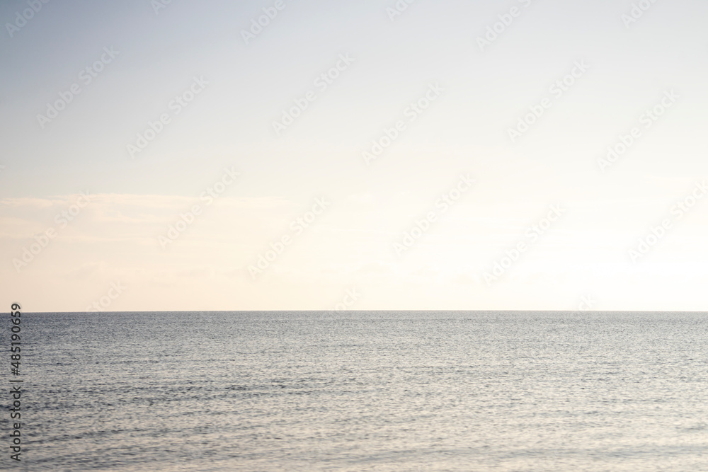 Fototapeta premium sunset and sunrise over the sea