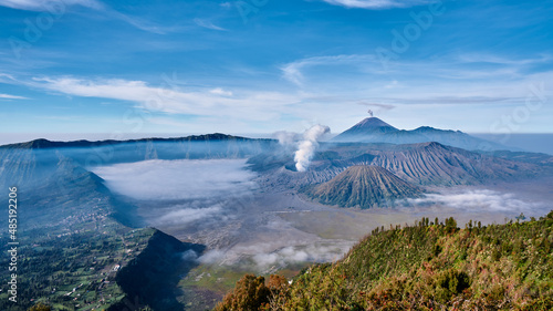 Bromo Mountain best travel place in East Java, Indonesia photo