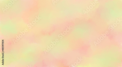 Beautiful Nature blurred yellow summer watercolor background