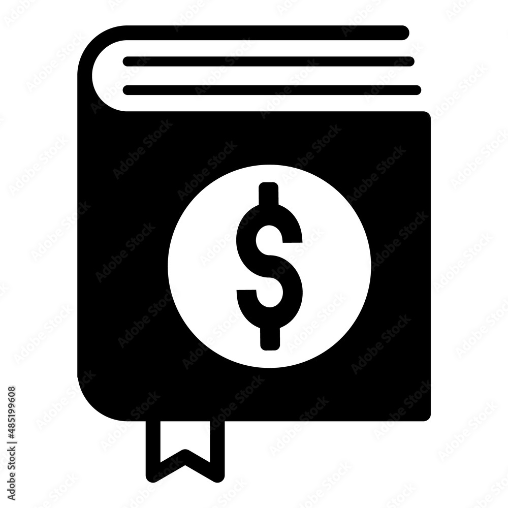 Checkbook Flat Icon Isolated On White Background Checkbook Flat Icon Isolated On White Background
