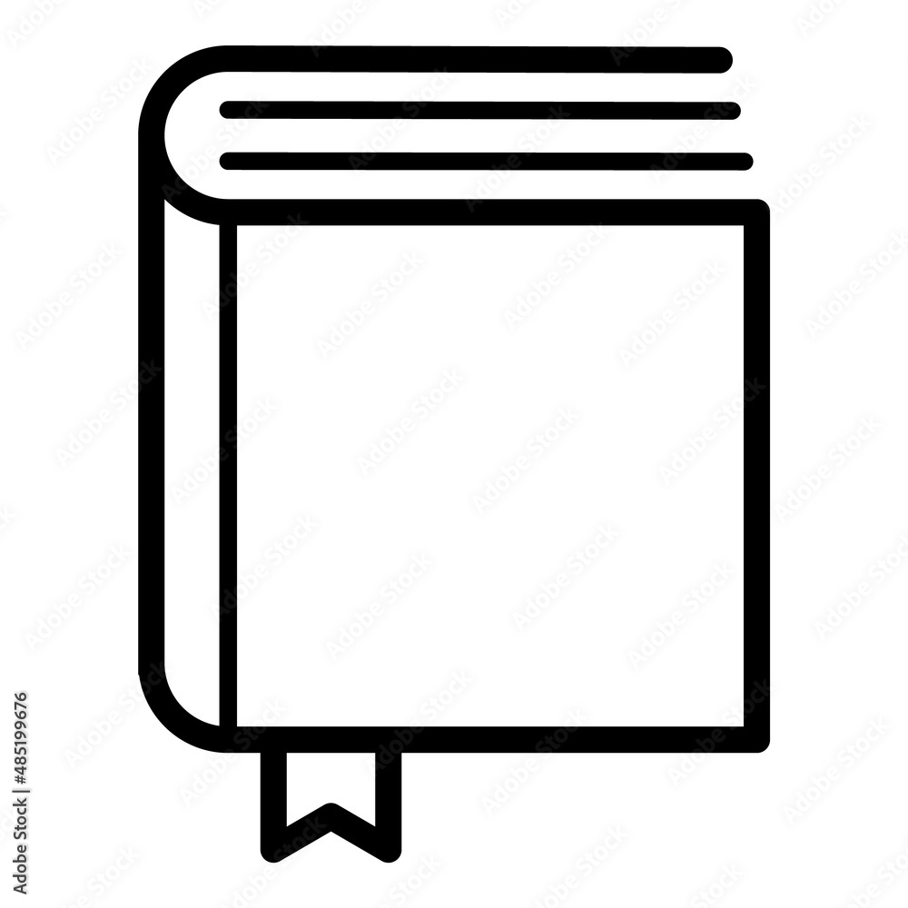 Book Flat Icon Isolated On White Background Book Flat Icon Isolated On White Background