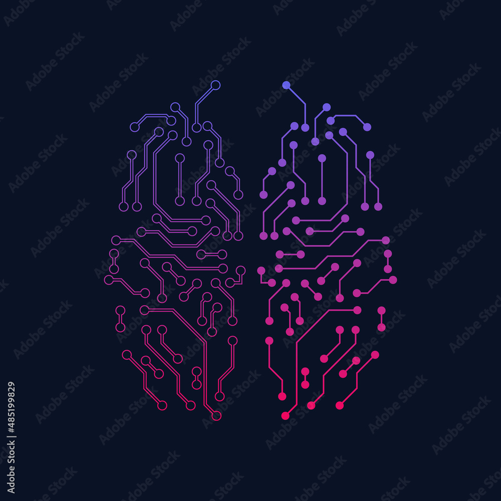 Brain idea design, logo, symbol, concept. Vector design Brain idea design, logo, symbol, concept. Vector design