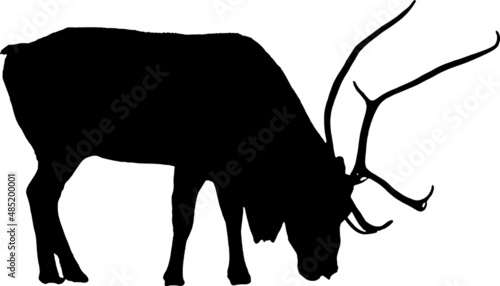 reindeer EPS, reindeer Silhouette, reindeer Vector, reindeer Cut File, reindeer Vector