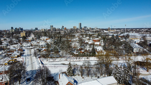 Wintry Scenery Kitchener, ON, Canada 