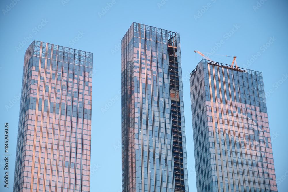 Skyscapers in the city. The financial center of Moscow. High quality photo. Financial center in the city. Office buildings. Modern skyscapers building in Moscow Skyscapers in the city. The financial center of Moscow. High quality photo. Financial center in the city. Office buildings. Modern skyscapers building in Moscow