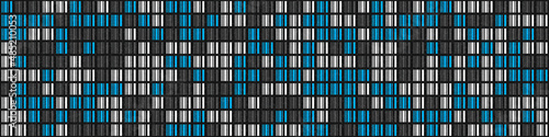 Abstract Geometric Pattern generative computational art illustration