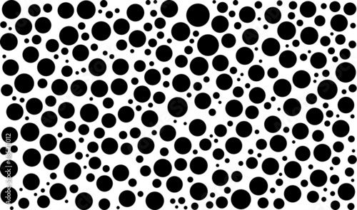 Random dots, circles. Dotted, speckles pattern. Pointillist, pointillism background. Stipple, stippling texture