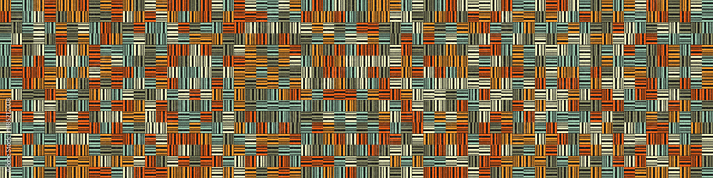 Obraz premium Abstract Geometric Pattern generative computational art illustration
