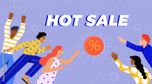 Hot sale concept
