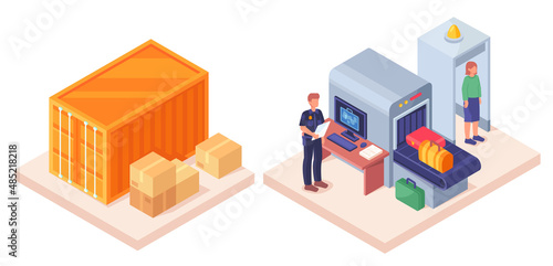 Customs authority concept