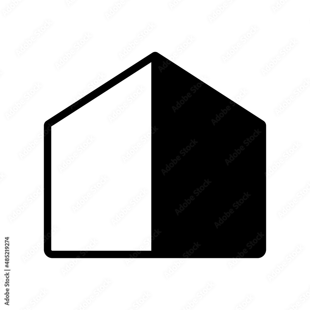 Fototapeta premium House icon. simple design editable. Design template vector