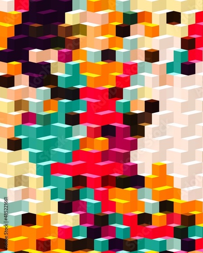 Abstract Colorful Geometrical Artwork,Abstract Graphical Art Background Texture,Modern Conceptual Art