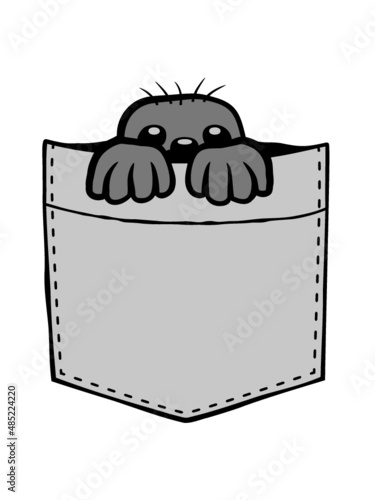 Hemdtasche Maulwurf Design 