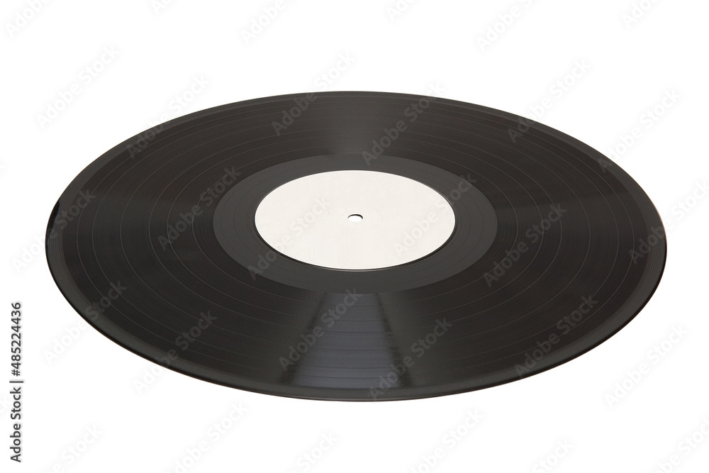 An old vinyl record for an electronic player An old vinyl record for an electronic player