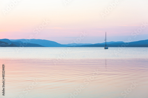 Voilier en mer
