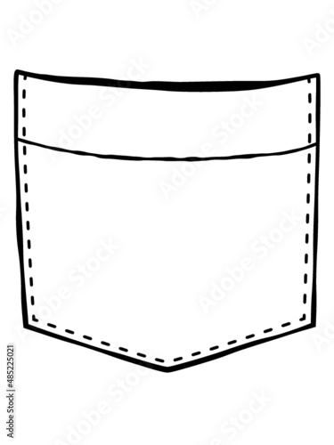 Design Brusttasche leer 