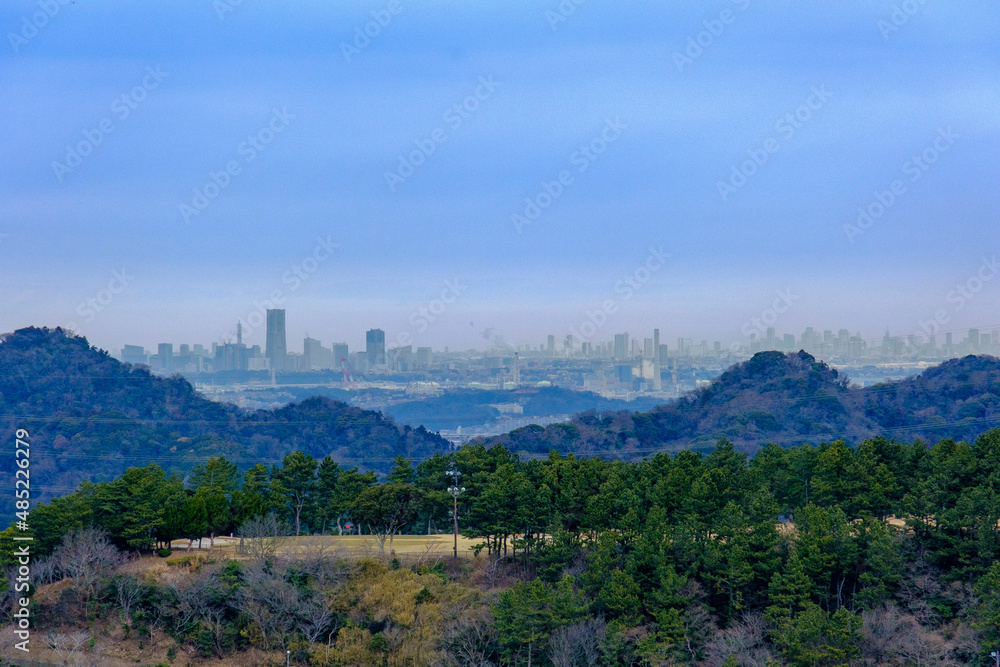 横須賀の大楠山からの光景