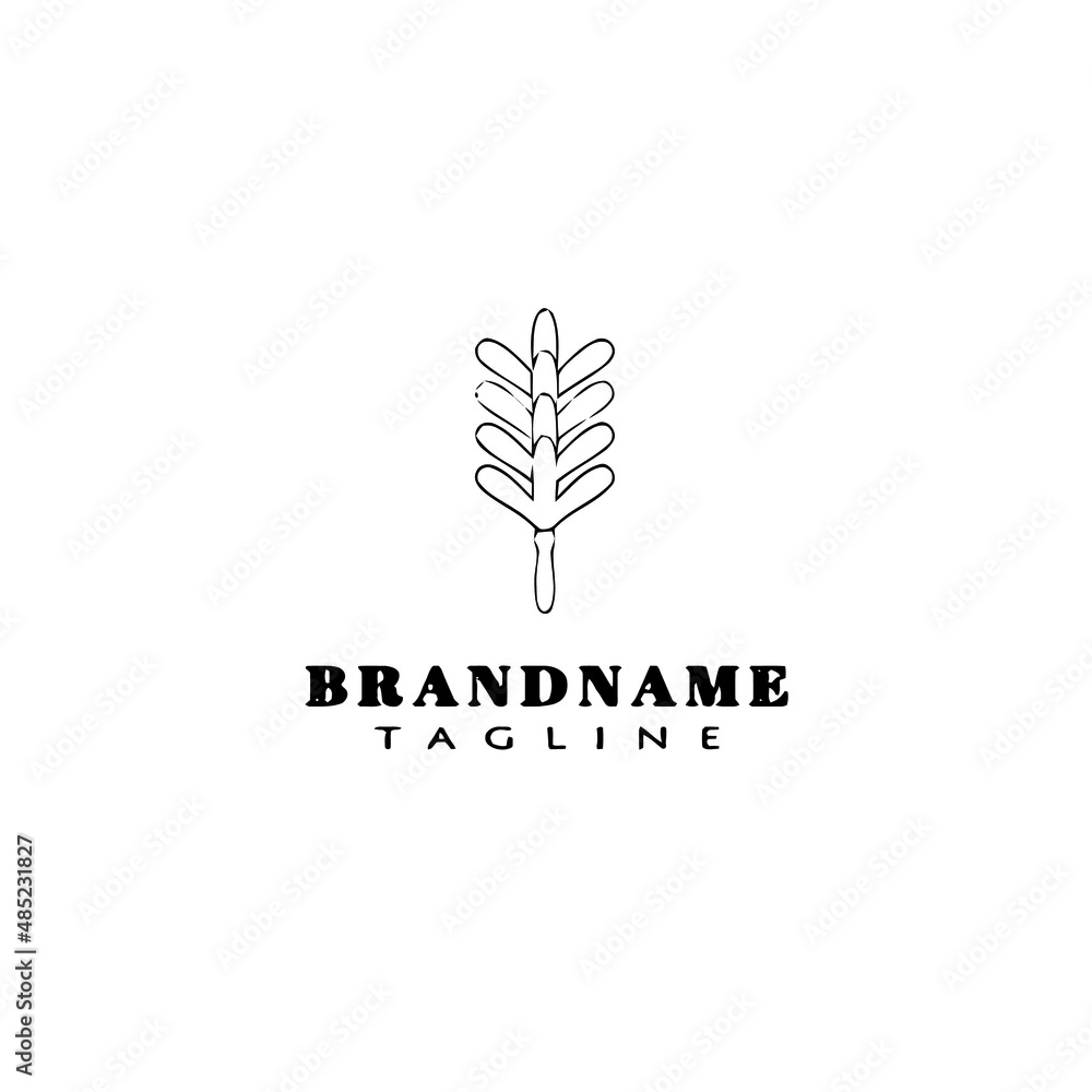 feather duster logo design template icon vector illustration feather duster logo design template icon vector illustration