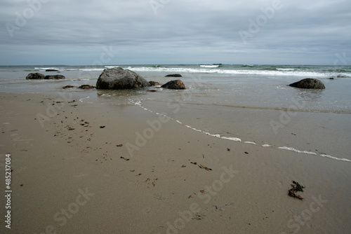 Wells Beach under stormy skies © Tonia