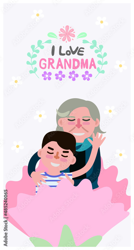 Obraz premium Mother's Day gift illustration for various graphic design and advertising applications.