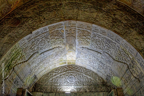 Wall carving of the underground palace of Emperor Qianlong, East Tomb of the Qing Dynasty, China photo