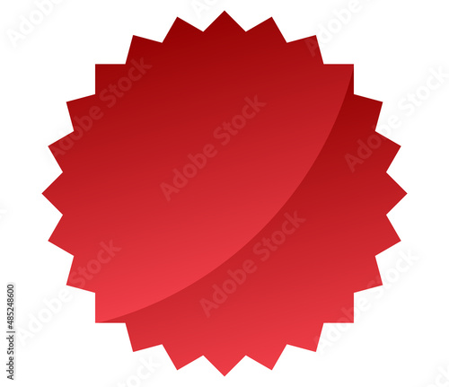 Starburst, sunburst price tag, price flash shape with empty space